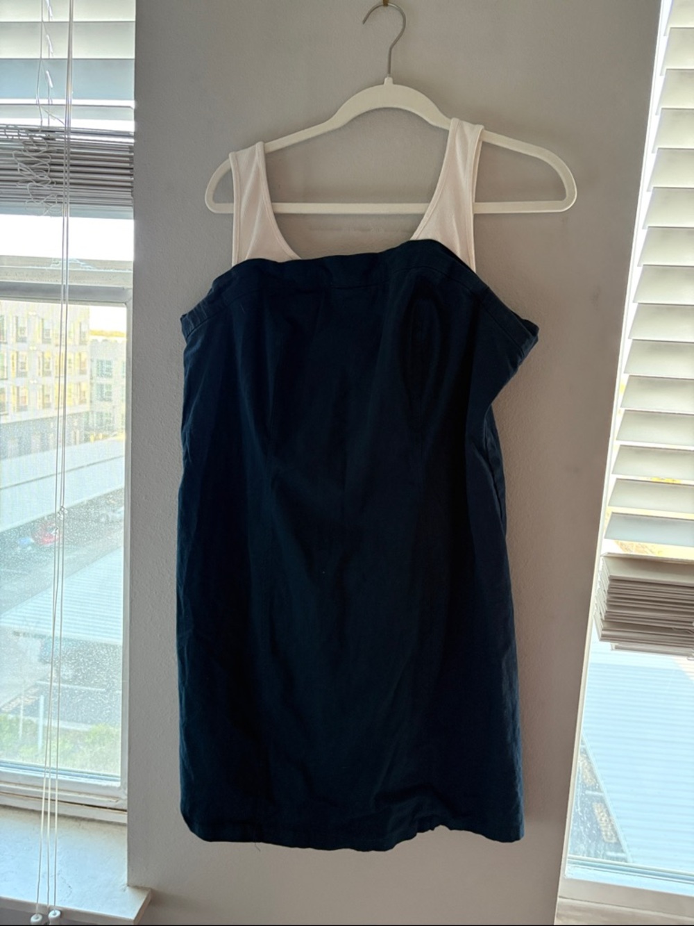 Classic Navy and White Tank Dress